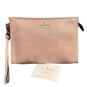 Kate Spade Blush Leather Wristlet